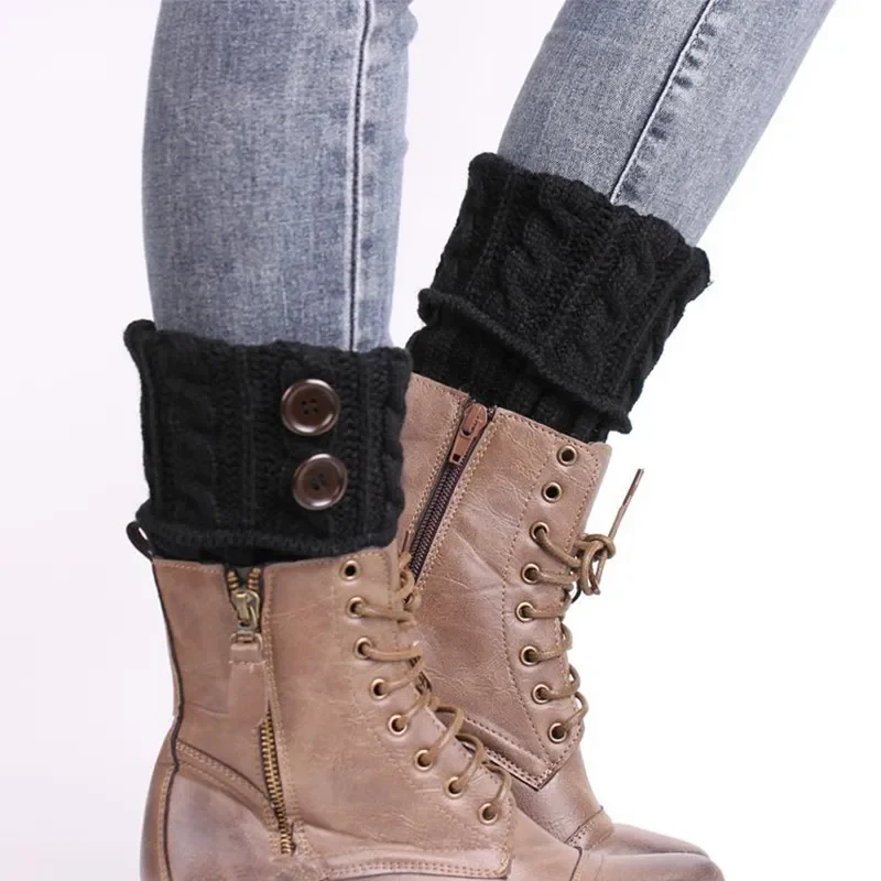 Thermal Sock Wool - Fried dough Twisted wool socks Solid