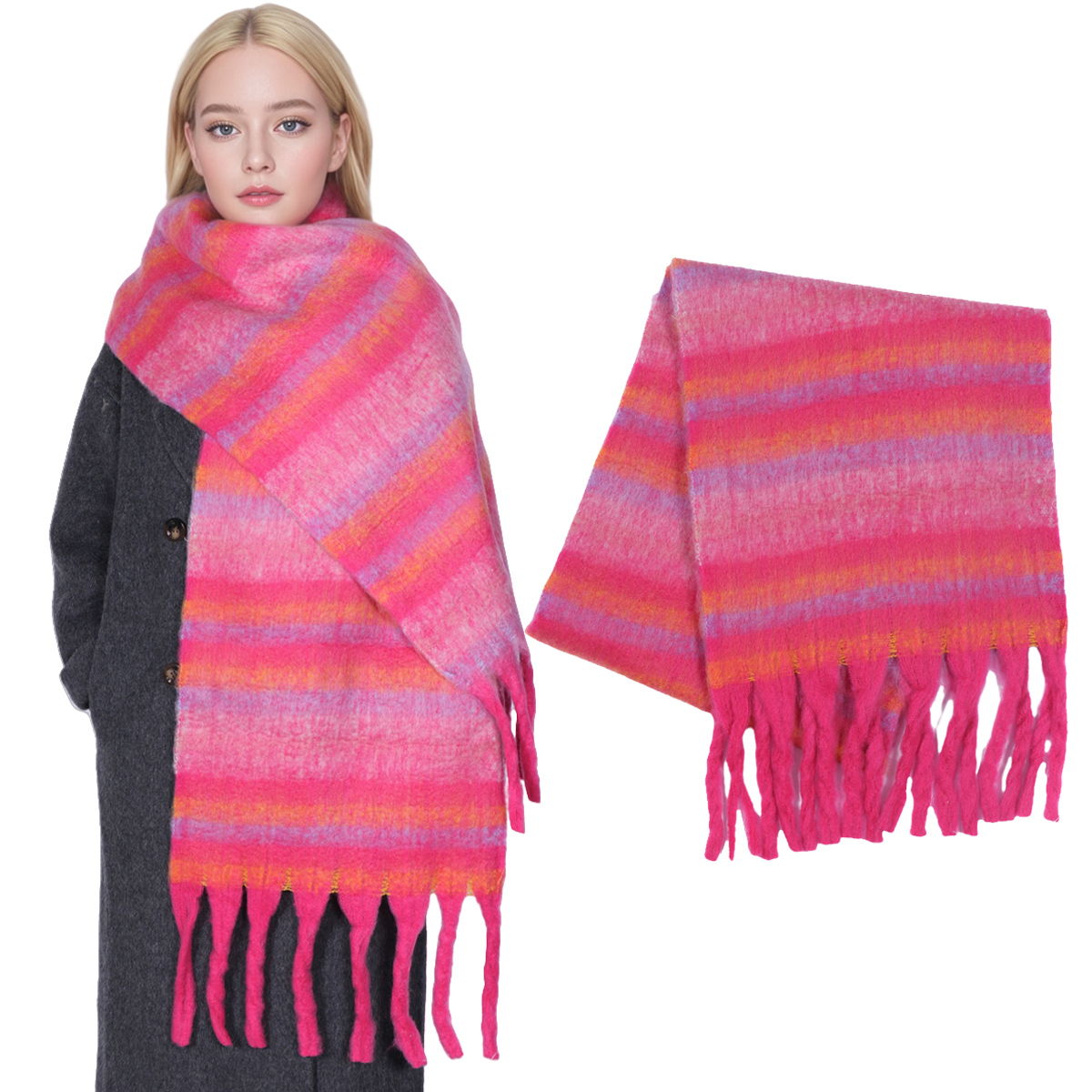 Cashmere Pashmina Wrap - Winter Scarf for Women Cashmere Warm
