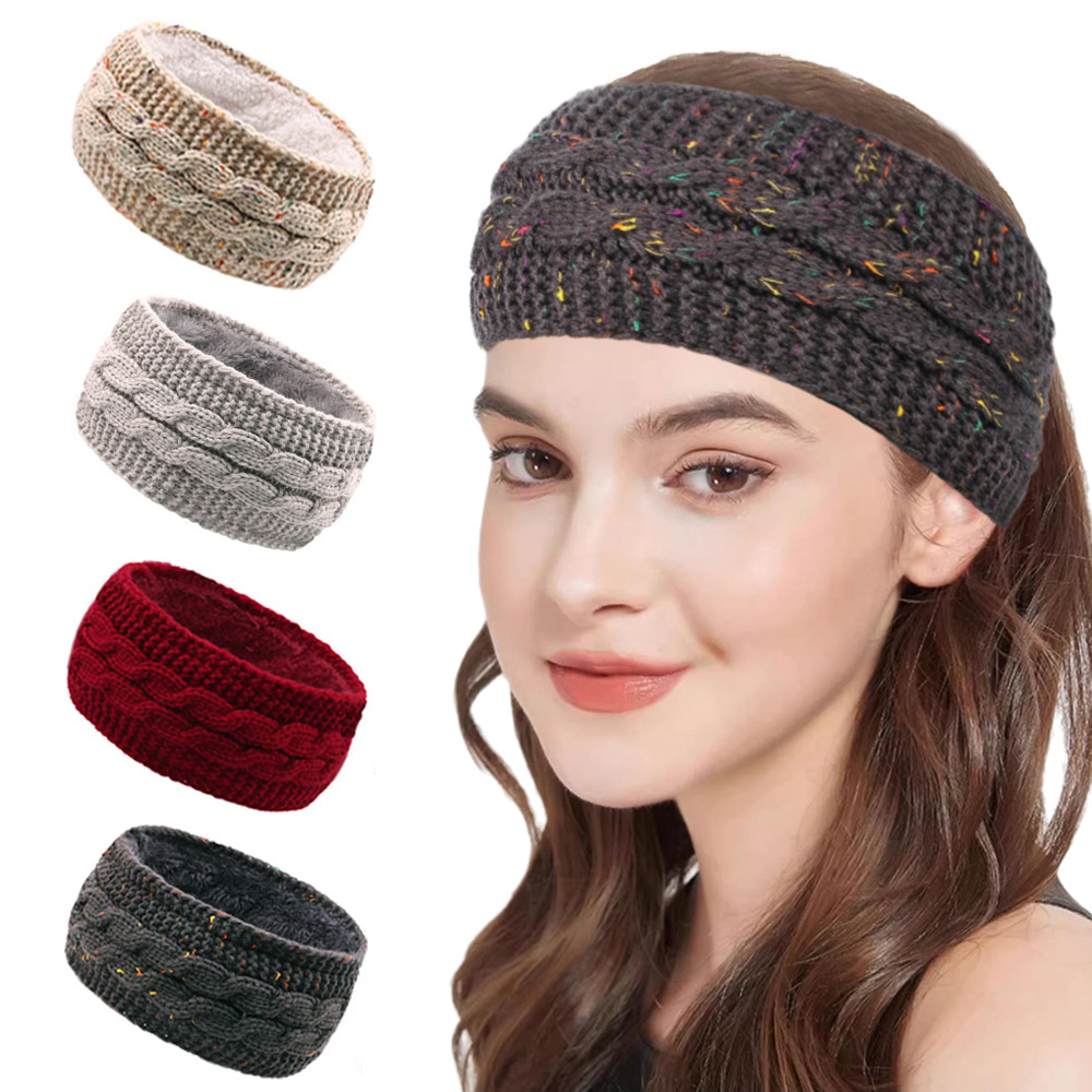 Winter Chunky Knit Women's Hea - đánh giá và giá Fleece Ear Warmer Band