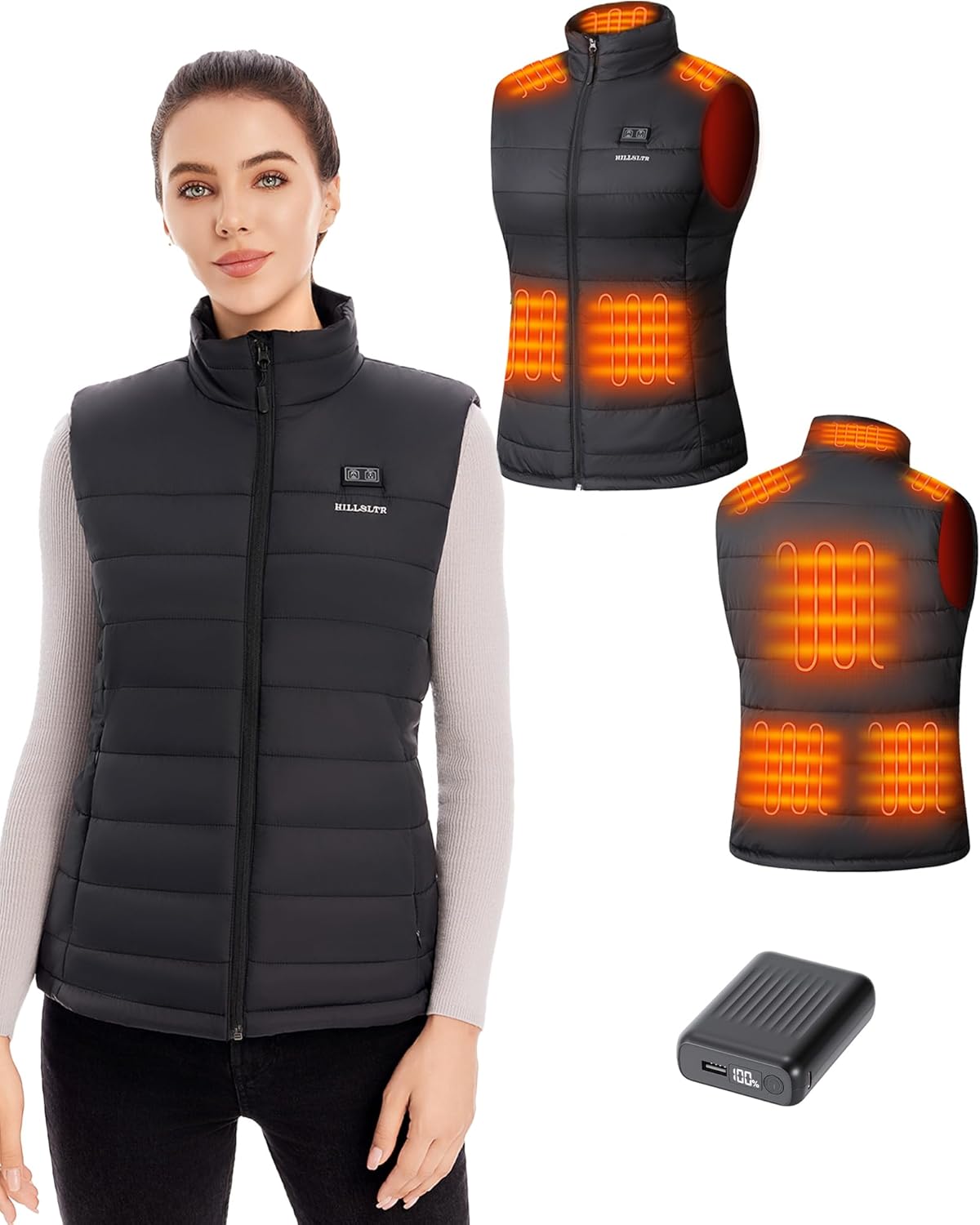 Women Heated Vest with 18400mA - đánh giá và giá Heated Vest Battery