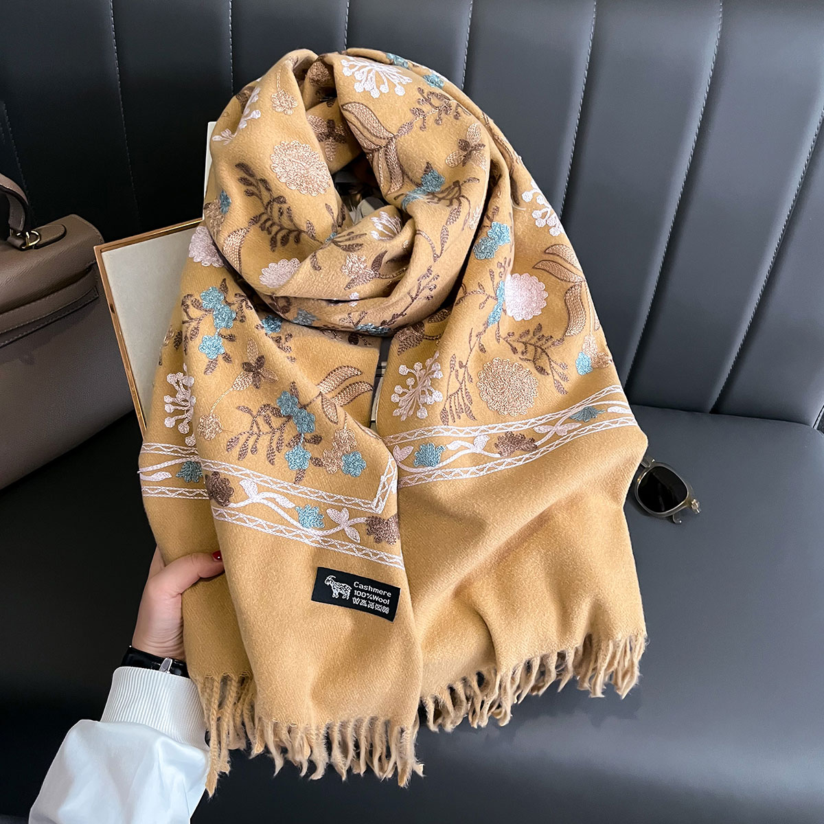New Winter Warm Cashmere Scarf - đánh giá và giá Wool Scarf Men