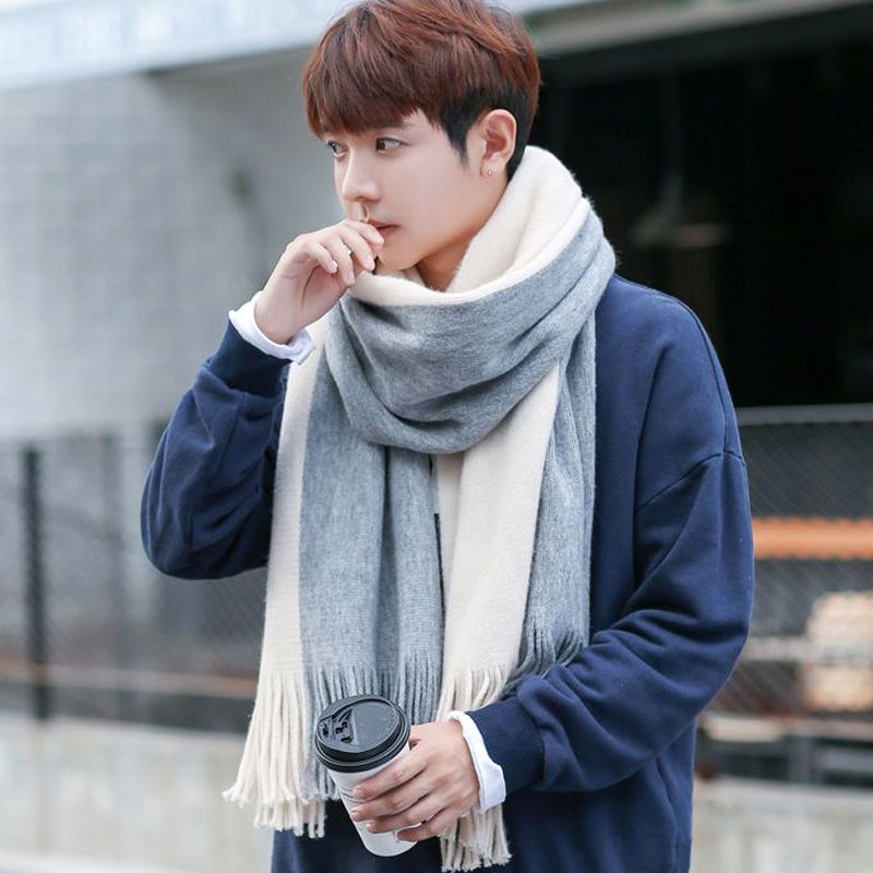 Designer Patchwork Patchwork S - đánh giá và giá Wool Scarf Men