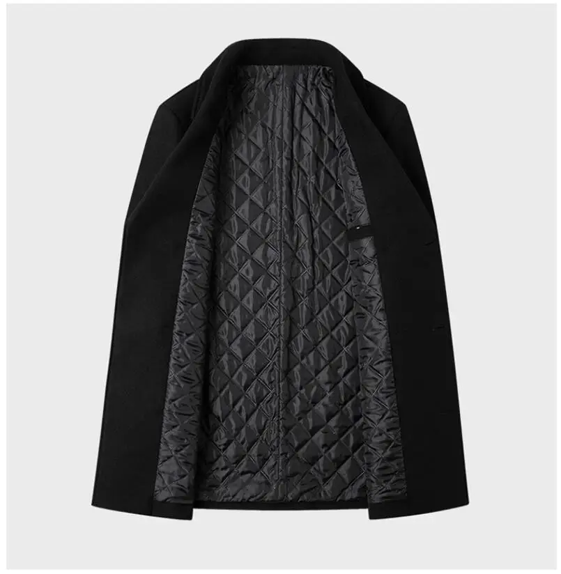 2026 Men's Double Breasted Woo - đánh giá và giá Wool Coat Peacoat