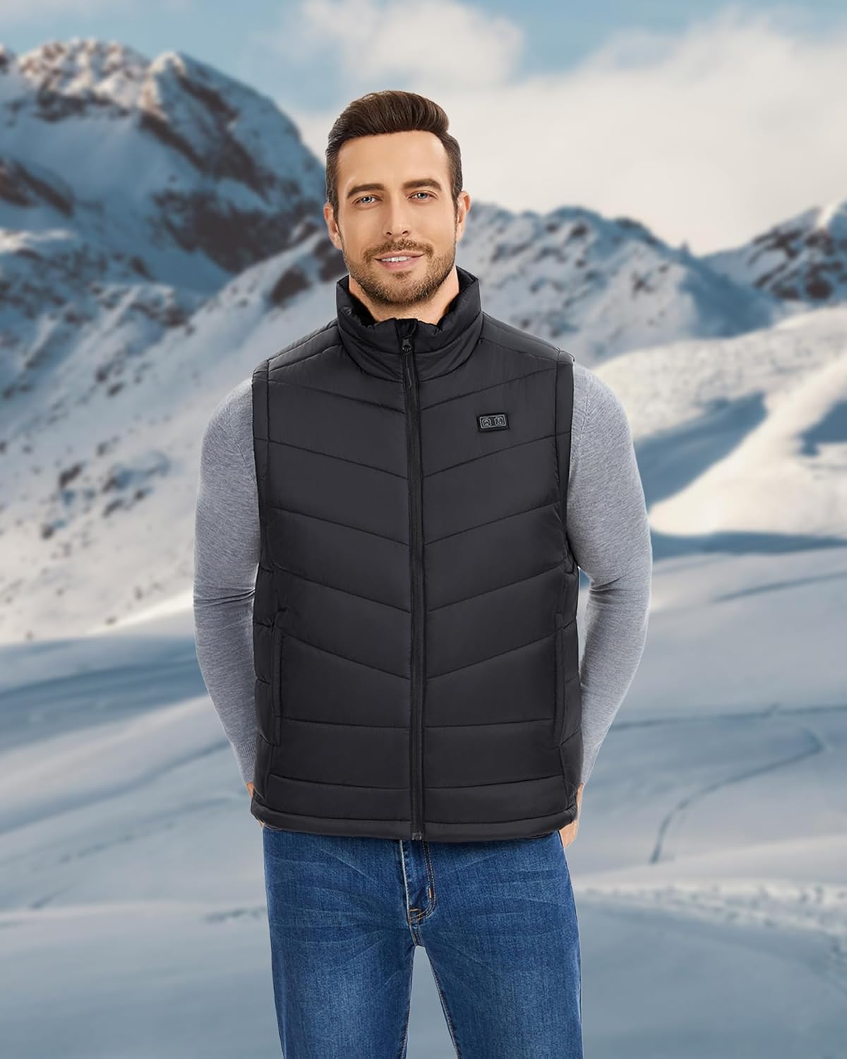 Men's Heated Vest with 18400mA - đánh giá và giá Heated Vest Battery