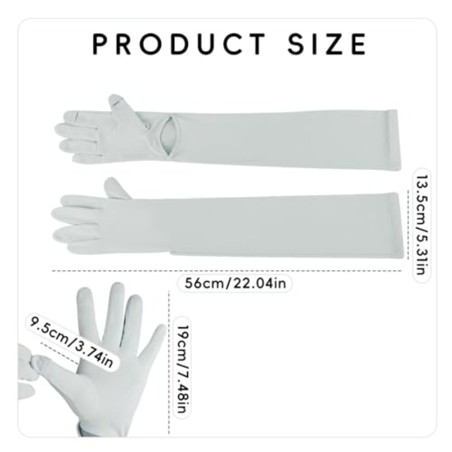 Women's UV Sun Protection Long - đánh giá và giá Touch Screen Gloves