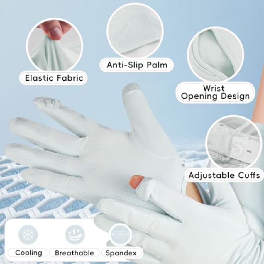 Women's UV Sun Protection Long - đánh giá và giá Touch Screen Gloves