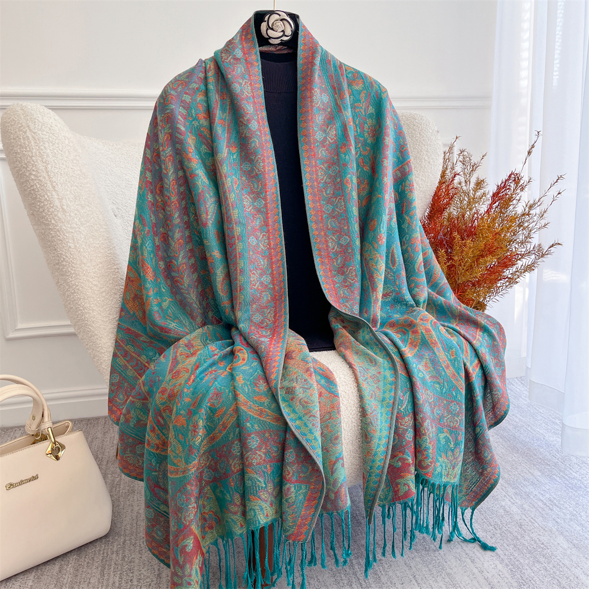 70x180cm Winter Warm Thick Jac - đánh giá và giá Cashmere Pashmina Wrap