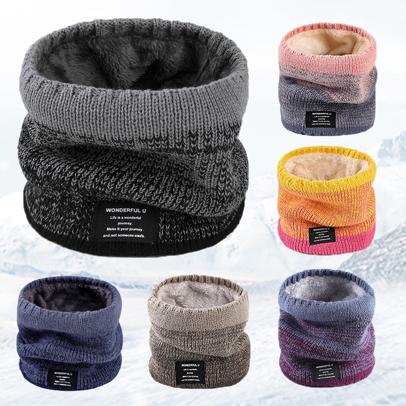 Winter Women Men's Knitted Gra - đánh giá và giá Wool Scarf Men
