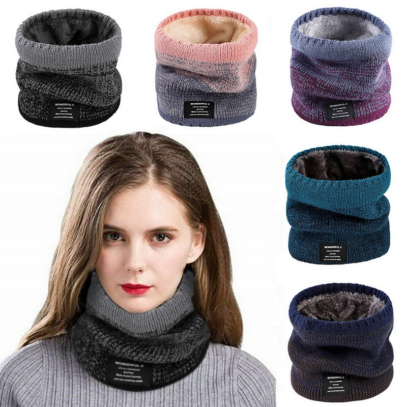 Winter Women Men's Knitted Gra - đánh giá và giá Wool Scarf Men