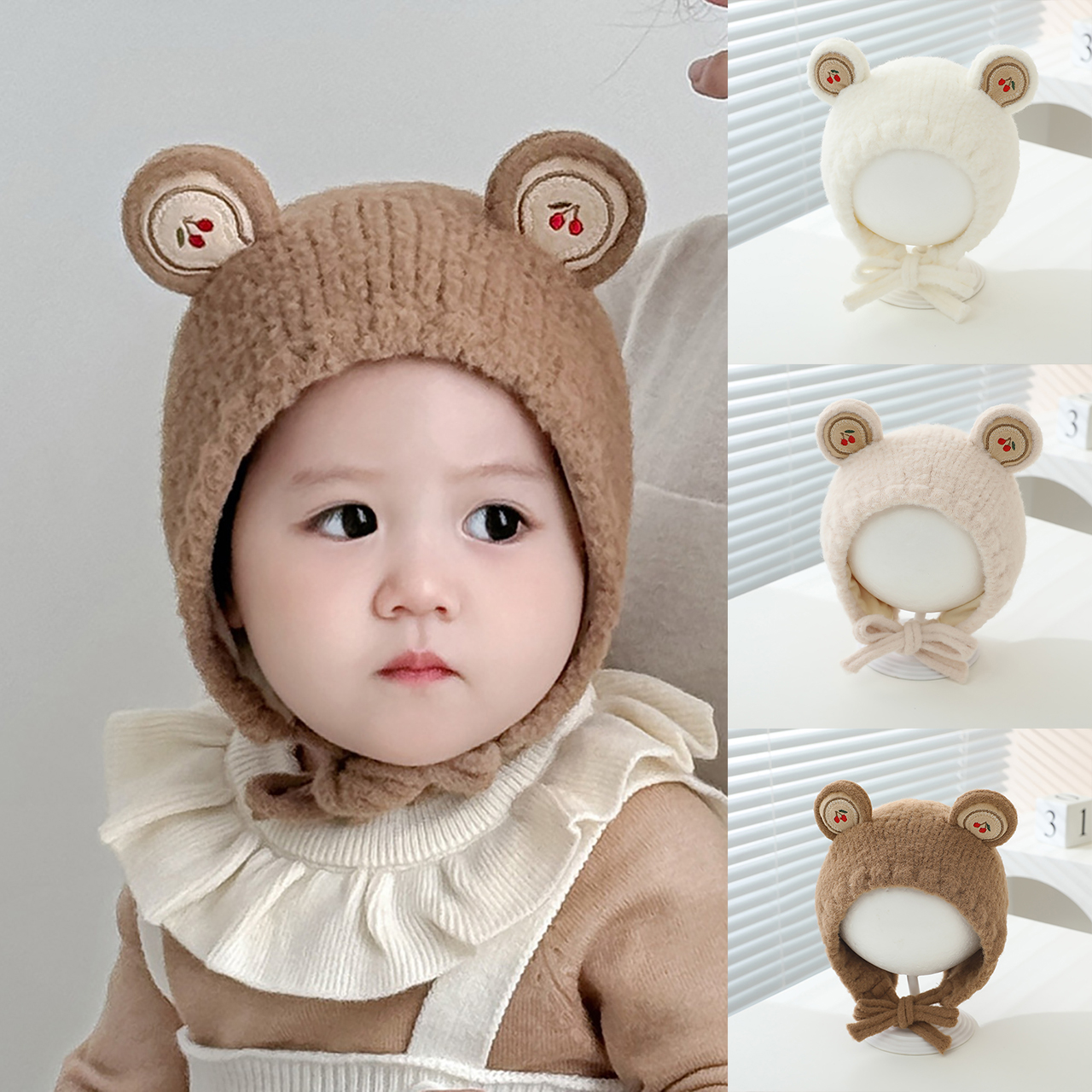 Autumn Winter Baby Knitted Hat - đánh giá và giá Knit Beanie Hat Warm