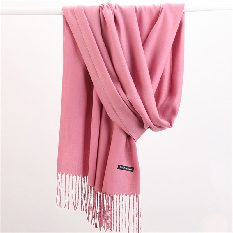 Women Solid Scarf Cashmere Fee - đánh giá và giá Cashmere Pashmina Wrap
