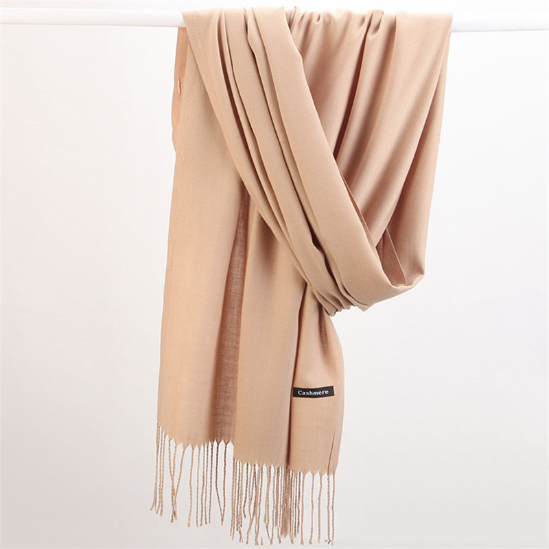 Women Solid Scarf Cashmere Fee - đánh giá và giá Cashmere Pashmina Wrap