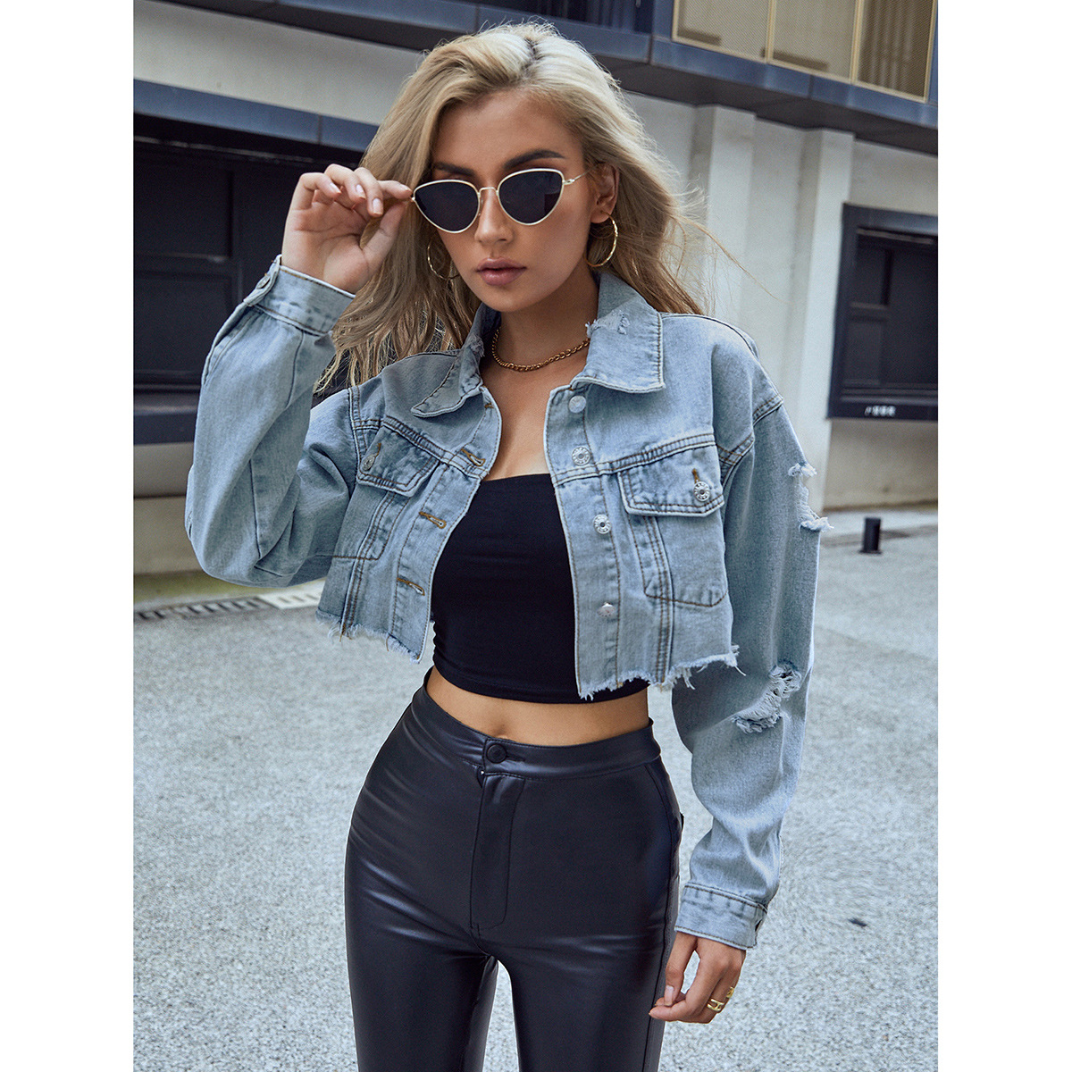 Women Denim Coats Solid Short  - đánh giá và giá Down Jacket Packable
