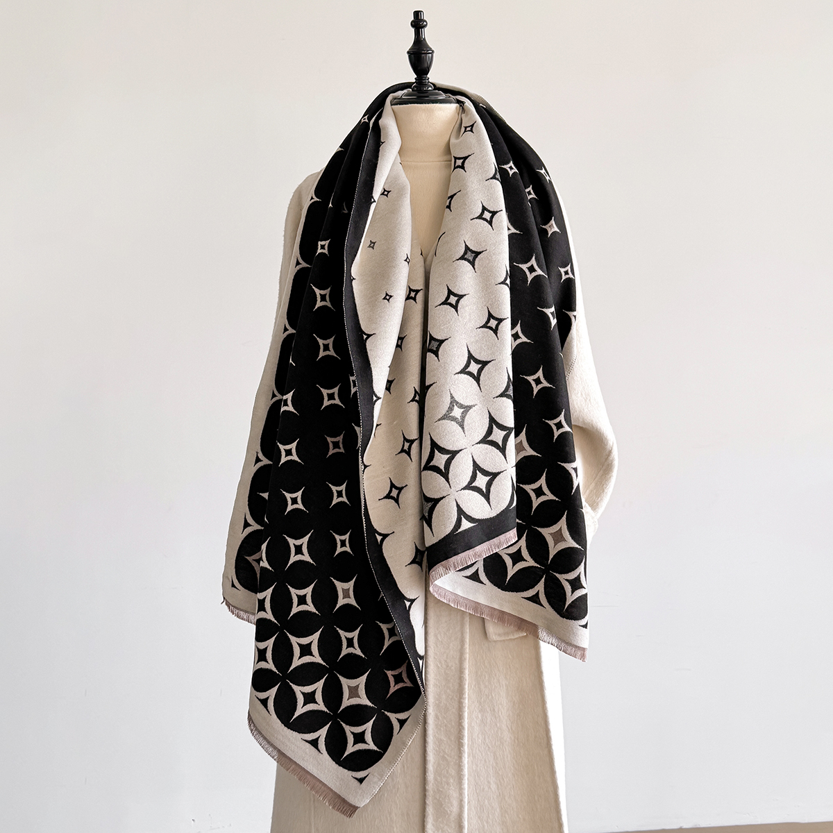 Luxury Winter Scarf Women Cash - đánh giá và giá Wool Scarf Men
