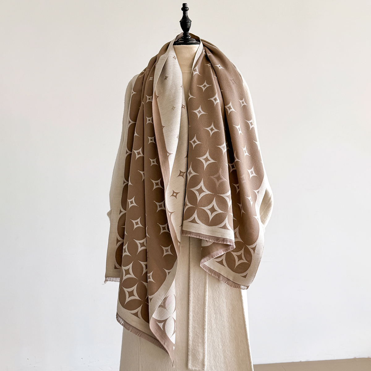 Luxury Winter Scarf Women Cash - đánh giá và giá Wool Scarf Men