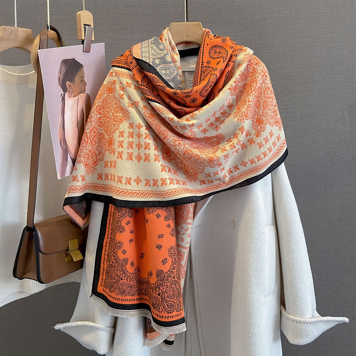 Winter Cashmere Scarf Women Lu - đánh giá và giá Cashmere Pashmina Wrap
