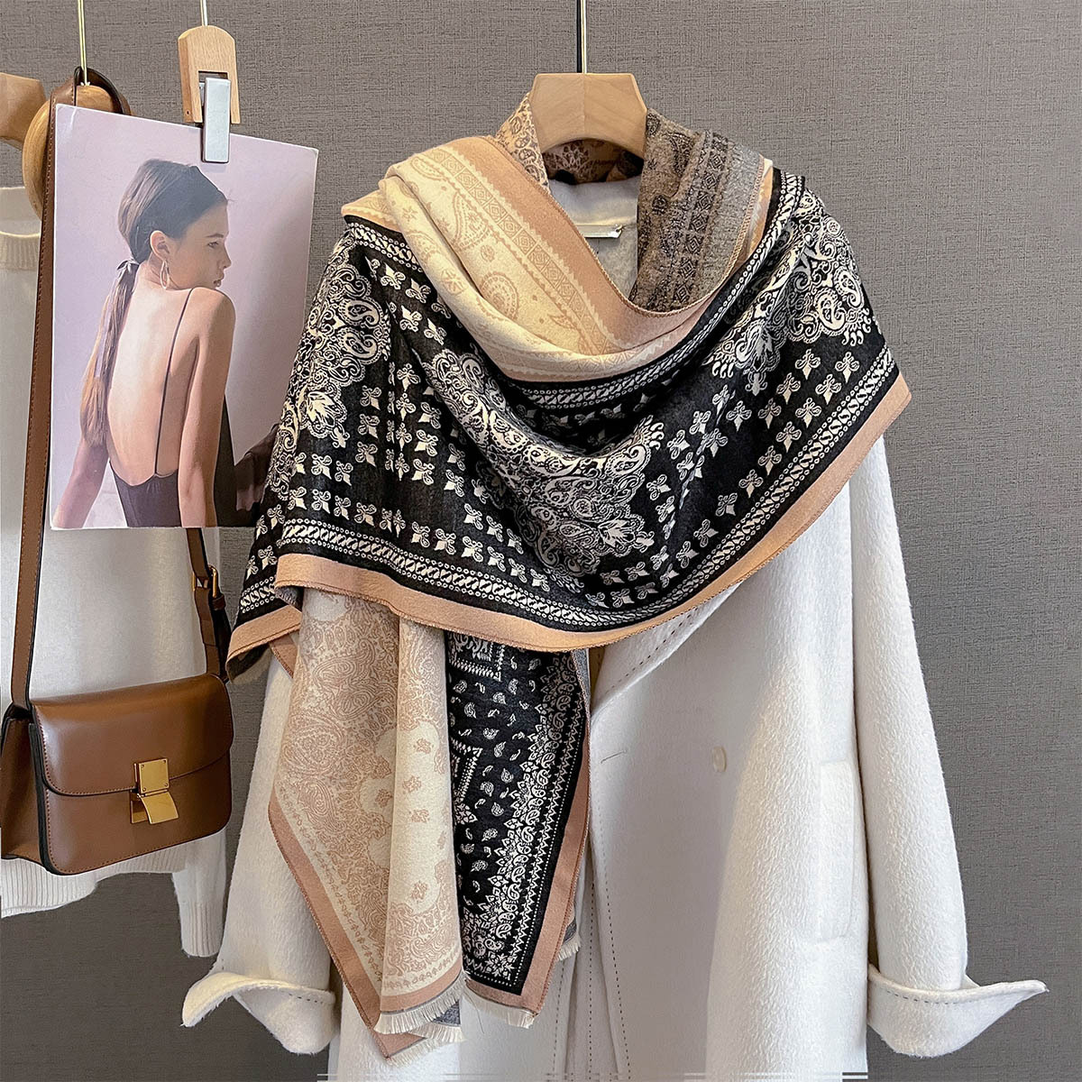 Winter Cashmere Scarf Women Lu - đánh giá và giá Cashmere Pashmina Wrap