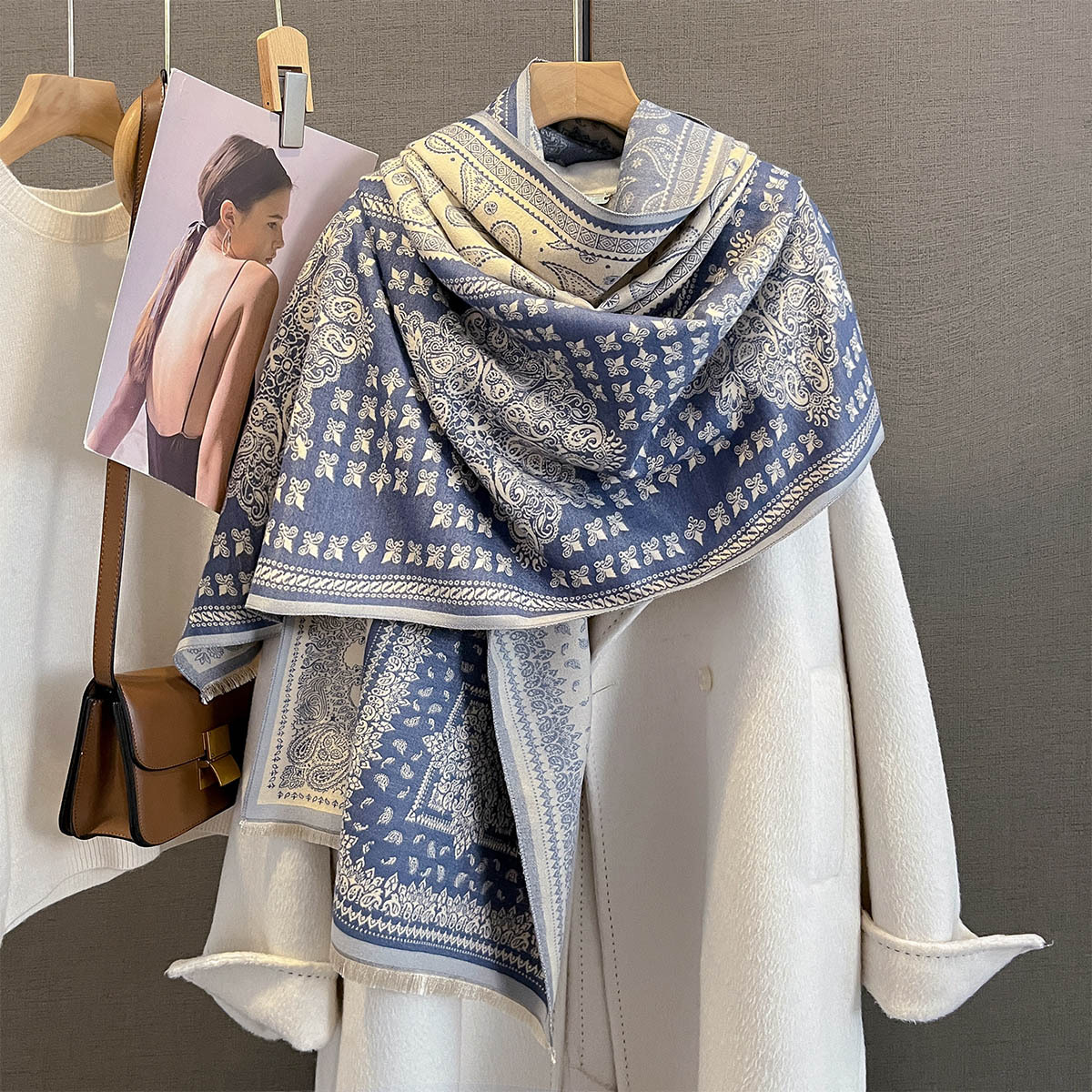 Winter Cashmere Scarf Women Lu - đánh giá và giá Cashmere Pashmina Wrap