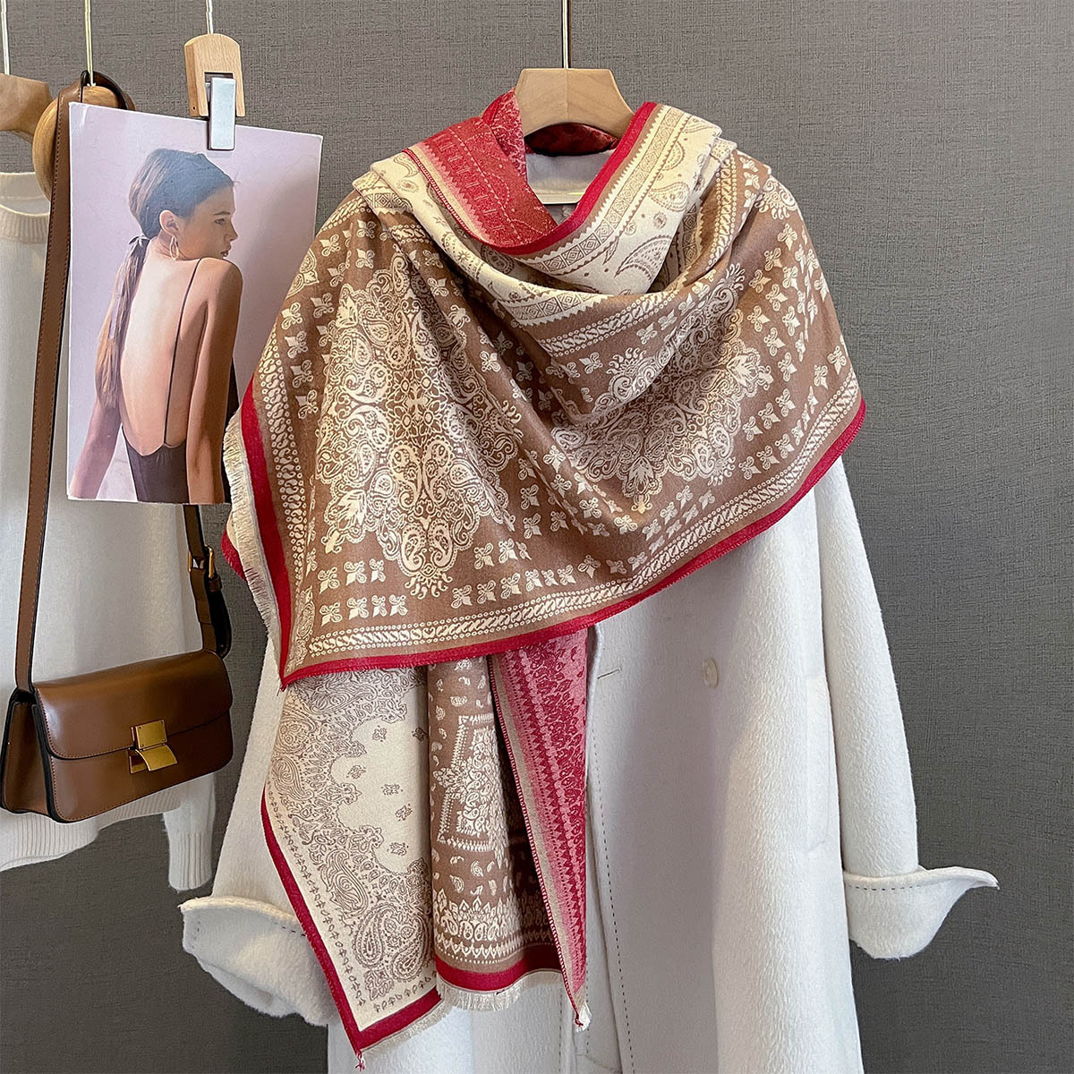 Winter Cashmere Scarf Women Lu - đánh giá và giá Cashmere Pashmina Wrap