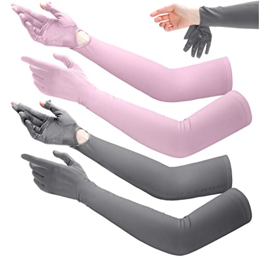 2 Pairs Women UV Long Sun Prot - đánh giá và giá Touch Screen Gloves