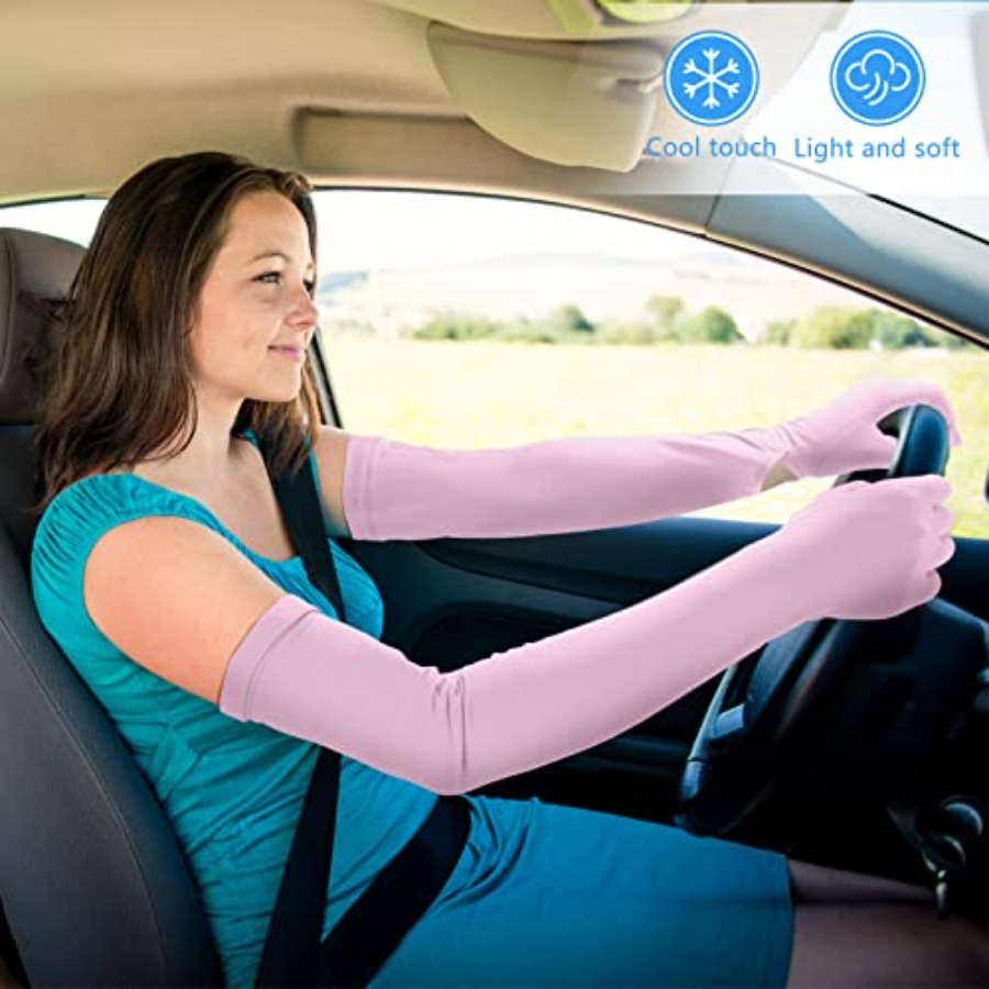 2 Pairs Women UV Long Sun Prot - đánh giá và giá Touch Screen Gloves