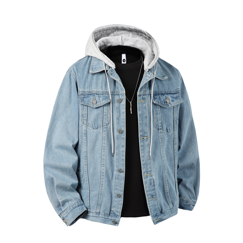 Men Hooded Denim Jacket Men St - đánh giá và giá Down Jacket Packable
