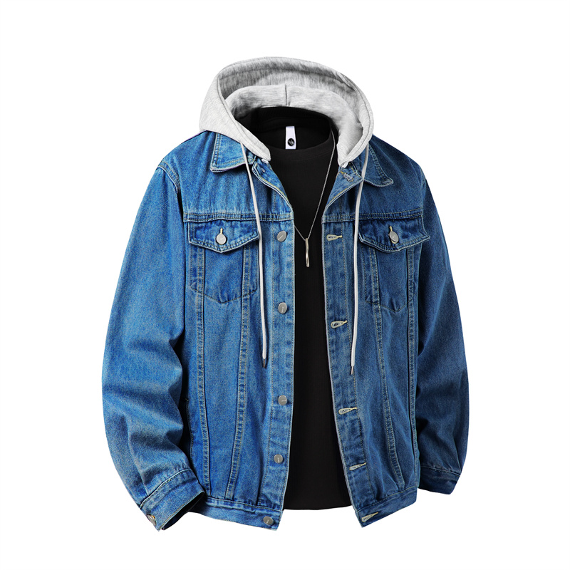 Men Hooded Denim Jacket Men St - đánh giá và giá Down Jacket Packable